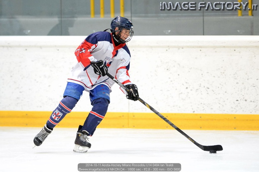 2014-10-11 Aosta-Hockey Milano Rossoblu U14 0484 Ian Tealdi